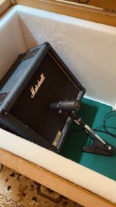 Marshall 1912 1x12 Cab (Celestion Speaker) with SHURE SM7B - Ventottoquarti Recording Studio